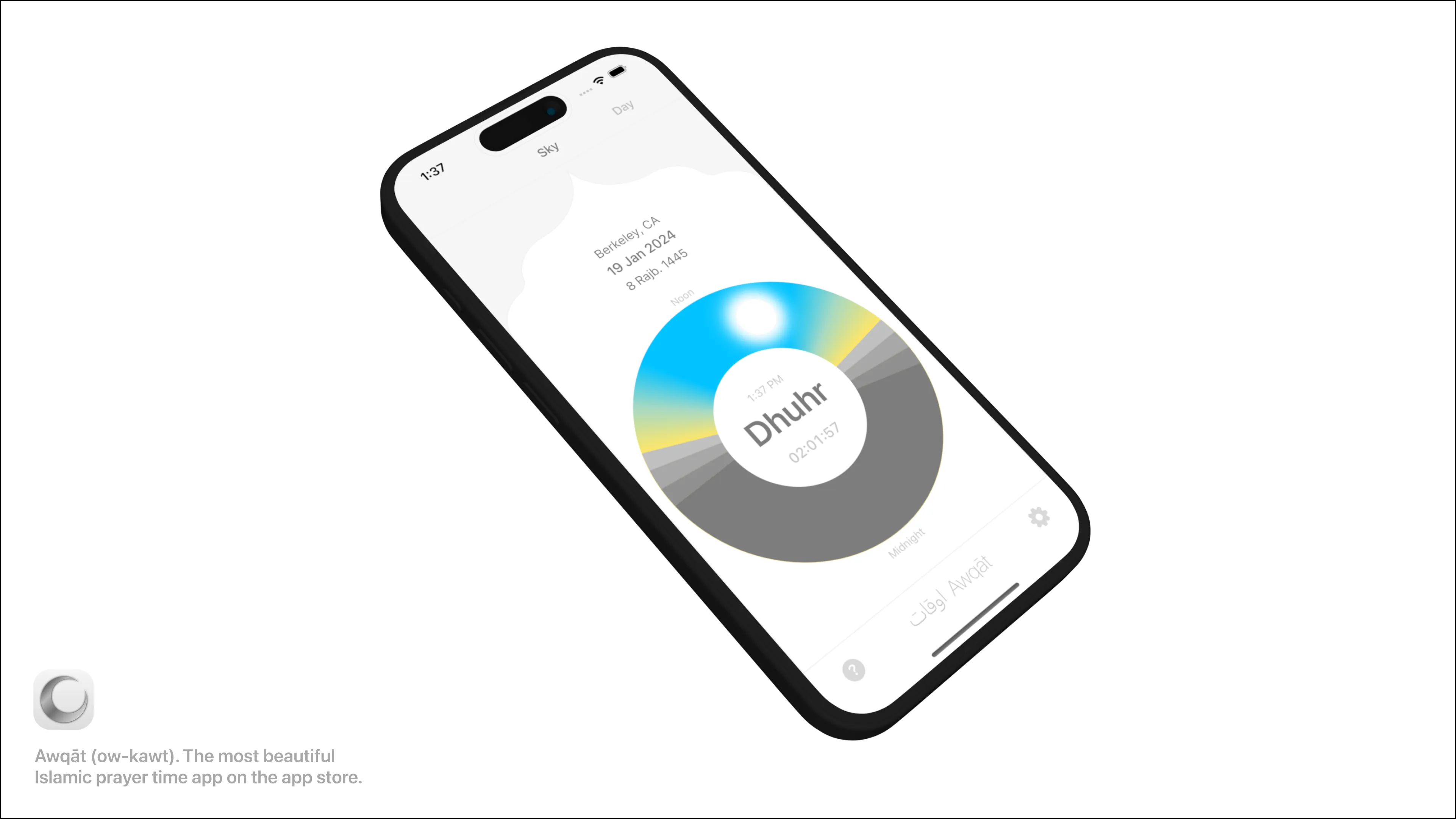 Awqāt: Islamic prayer time software