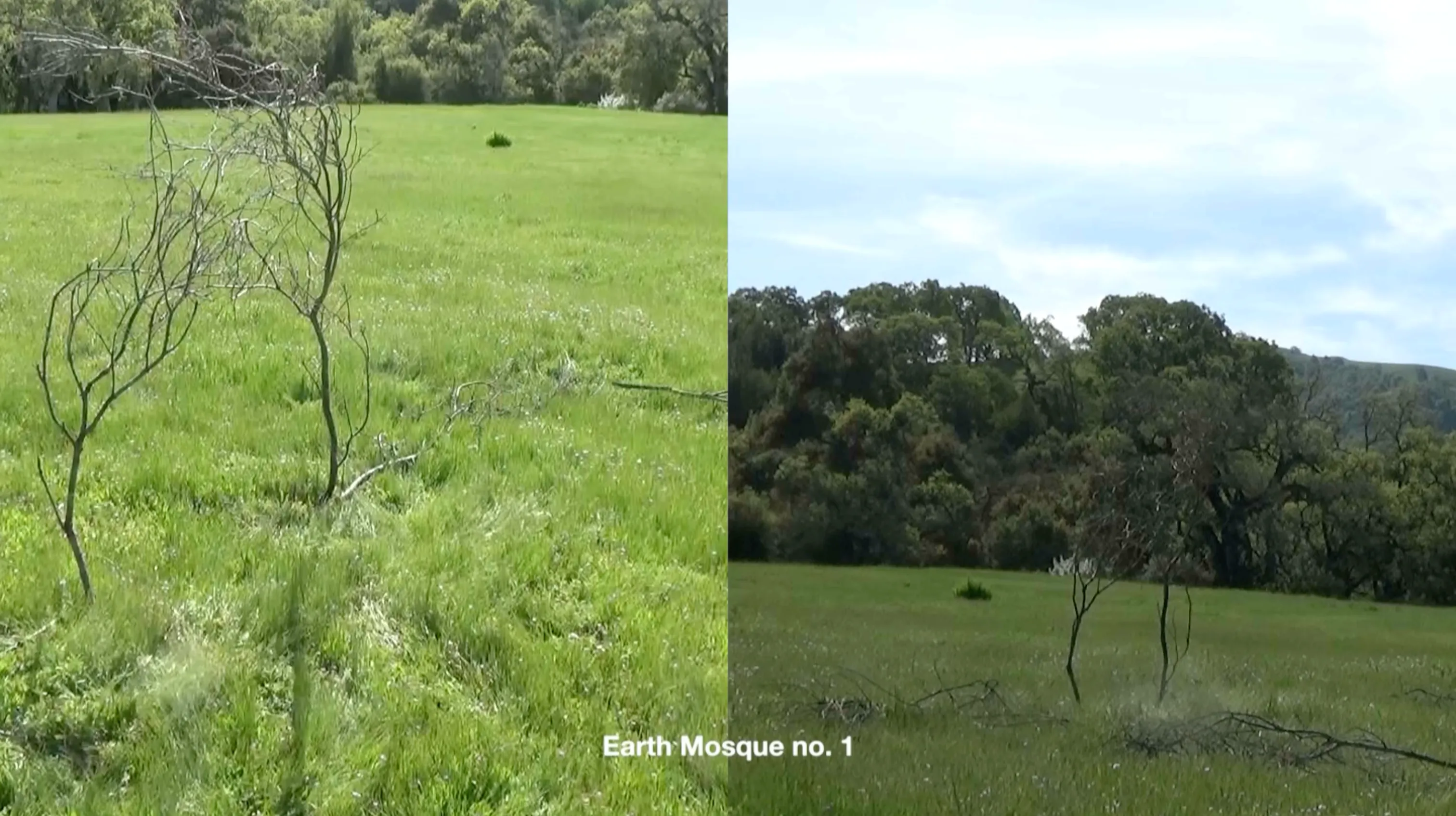 Still from the Earth Mosque no. 1 film. 04 min 41 sec