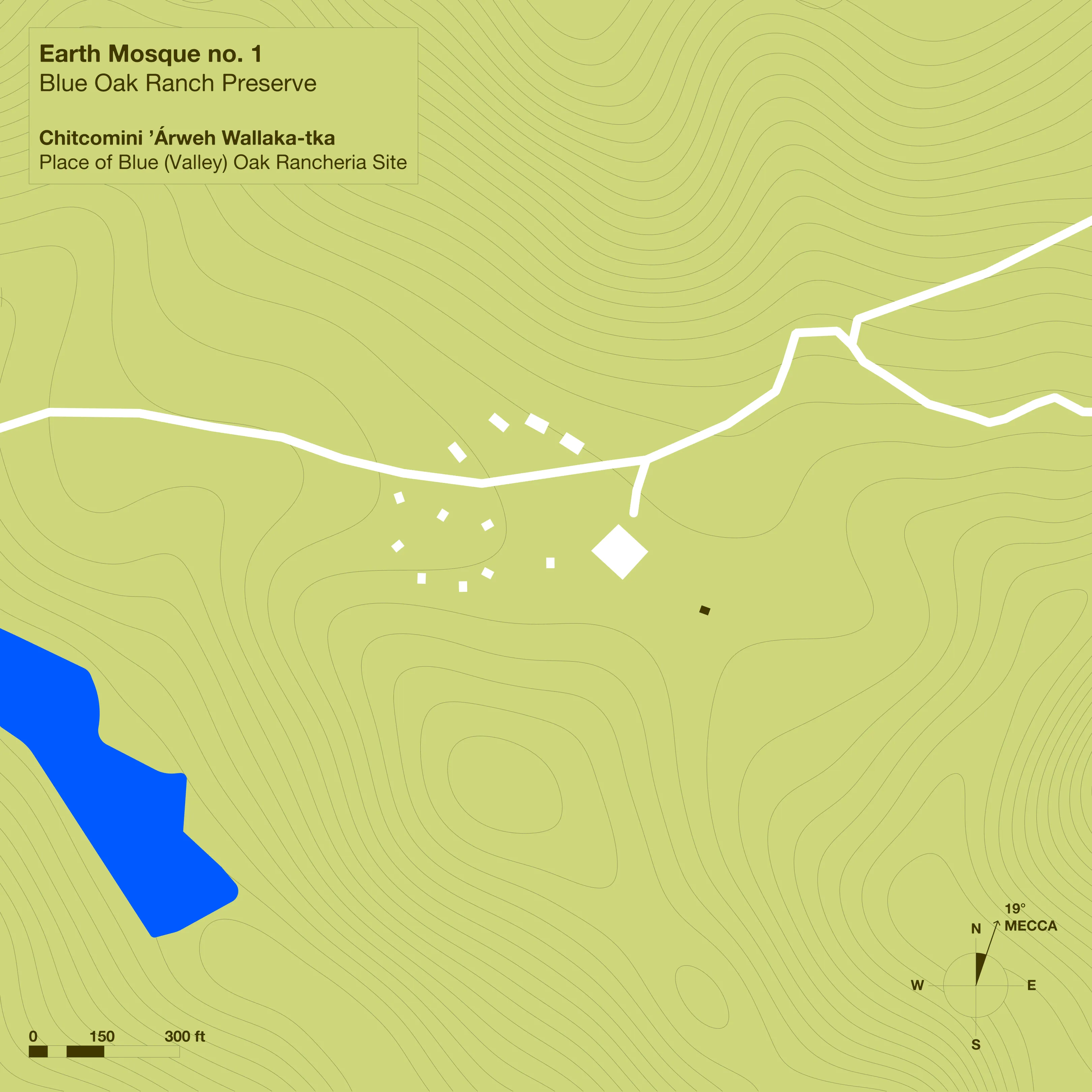 Site drawing of Blue Oak Preserve
